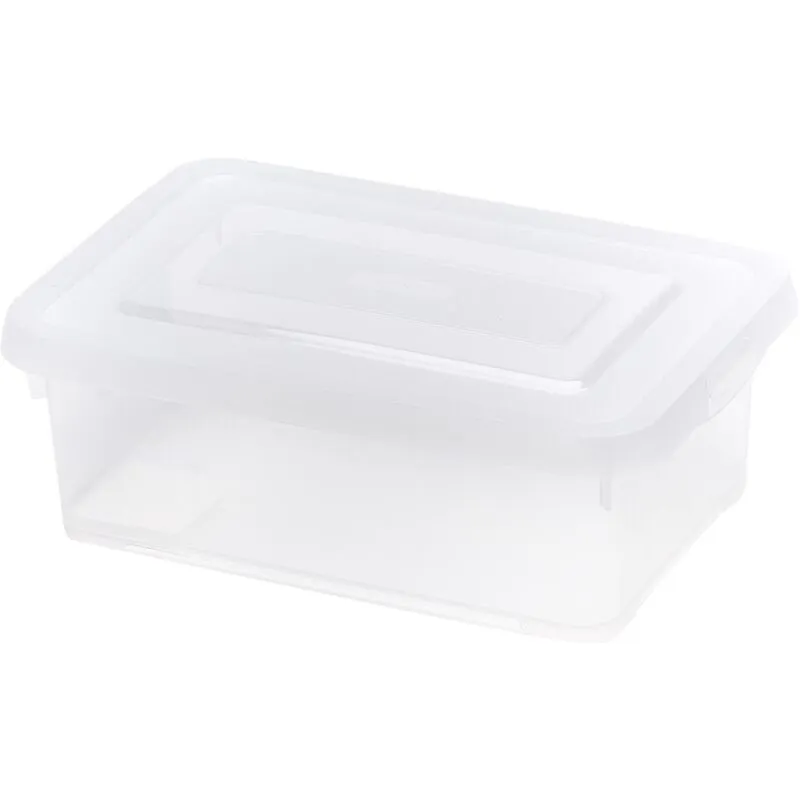 Allibert 227899 Scatola In Plastica Con Coperchio A Click, Trasparente, 29 x 19 x 10 cm