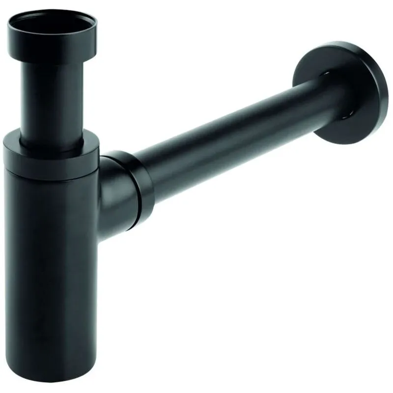 Sifoni - Sifone per lavabo 1 1/4, scarico 32 mm, nero opaco S282-BL - Novaservis