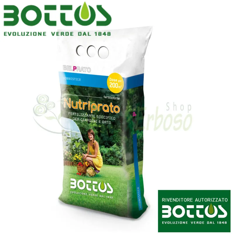 Nutriprato 12-6-6 - Fertilizzante per prato da 5 kg