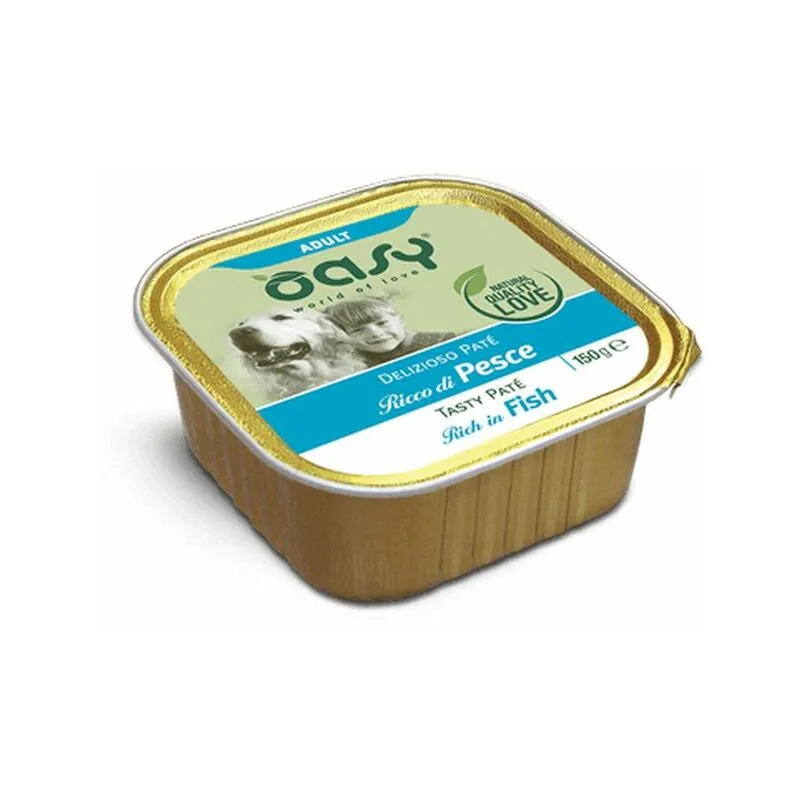 Oasy - Cane Delizioso Patè 150gr Adult Pesce