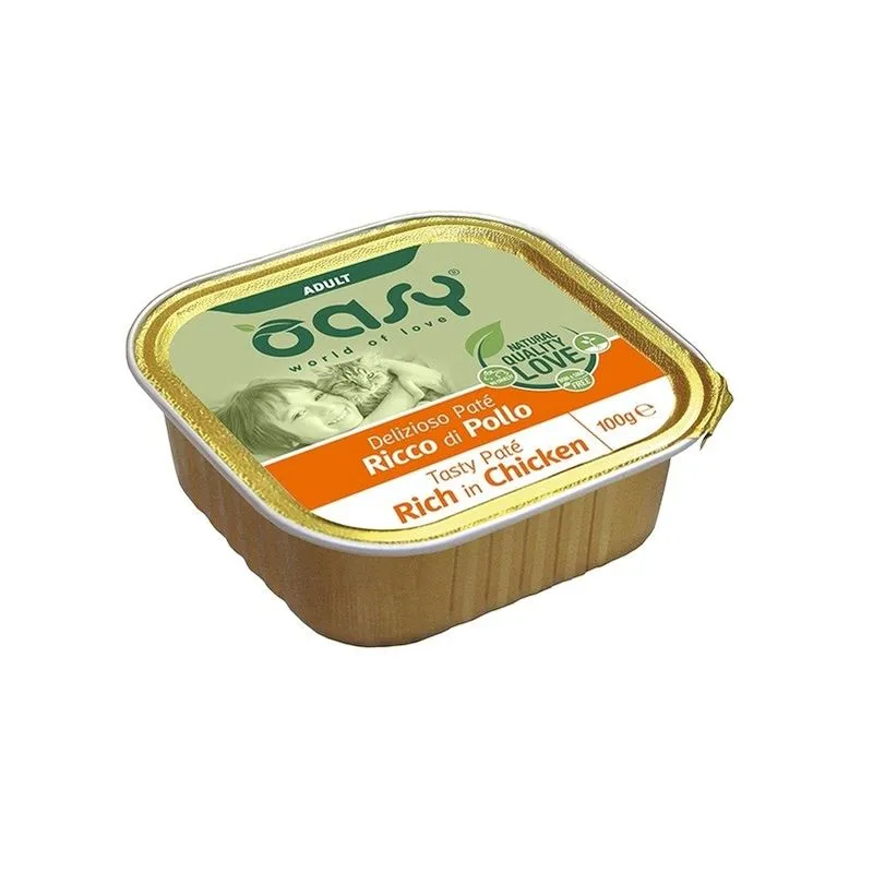 Oasy Delizioso Paté per Gatto da 100gr Pollo