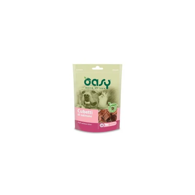 Oasy - Snack Dog Cubetti di Salmone 80 gr