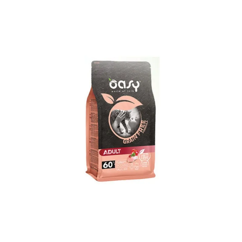 Oasy - Gatti grain free adult tacchino 300 gr