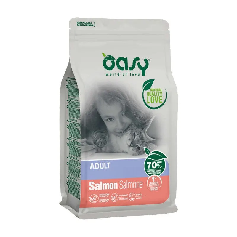 Gatto adult salmone 300 gr - Oasy