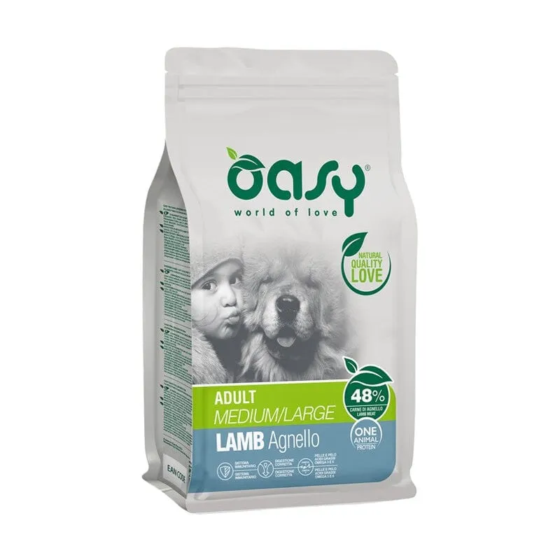 One Animal Protein adult medium large agnello 12 Kg - Oasy