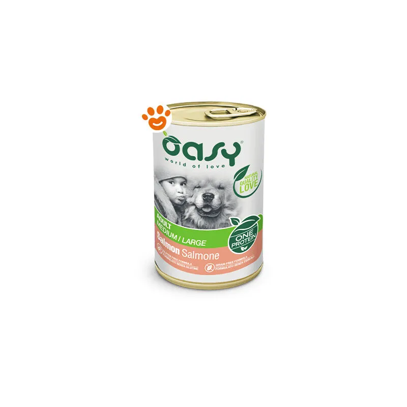 Dog One Protein Adult Medium Large Salmone - Lattina Da 400 Gr - Oasy