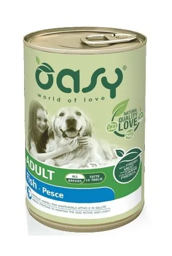 Oasy - per Cane Adult All Breeds da 400g Pesce