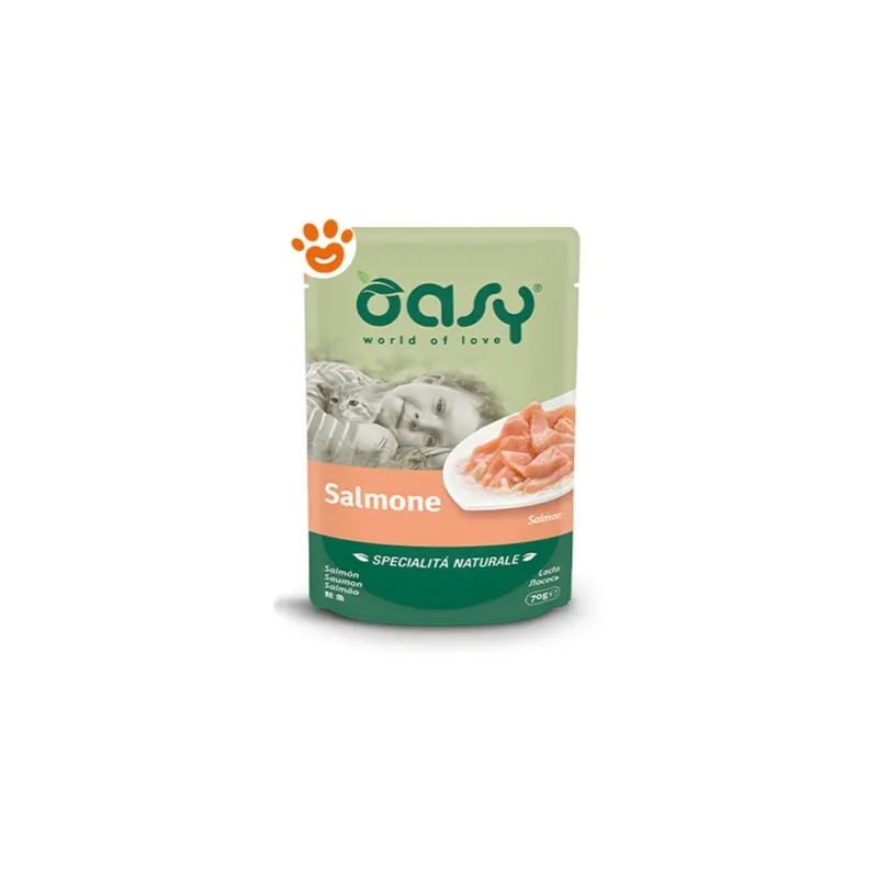 Oasy Cat Specialità Naturali Salmone - Lattina Da 70 Gr