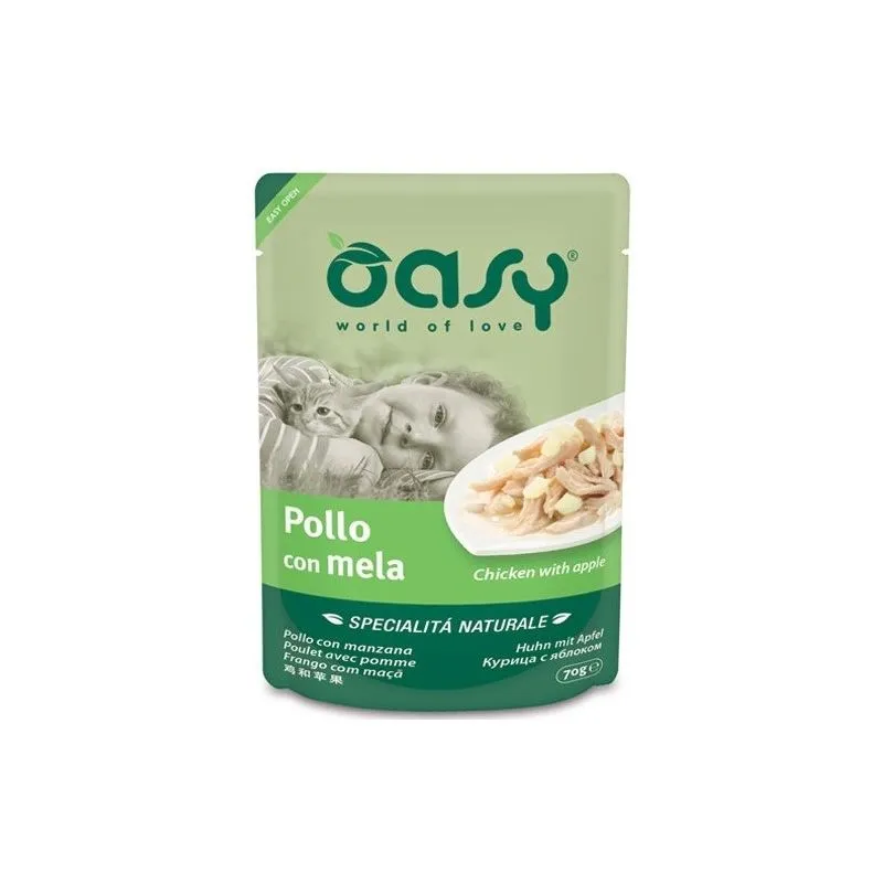 Oasy - Specialità Naturale bst da 70 Gr Pollo con Mela