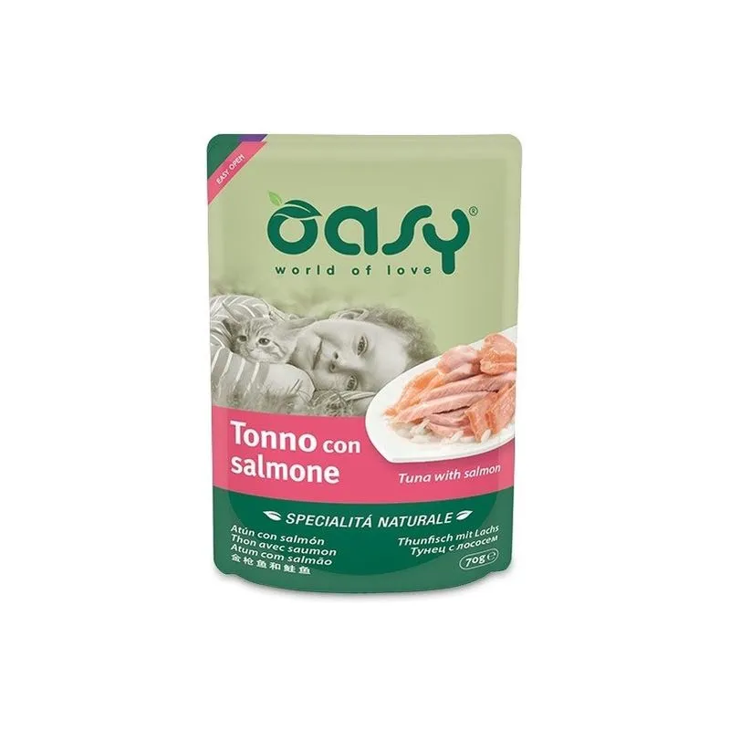 Oasy - Specialità Naturale bst da 70 Gr Tonno con Salmone