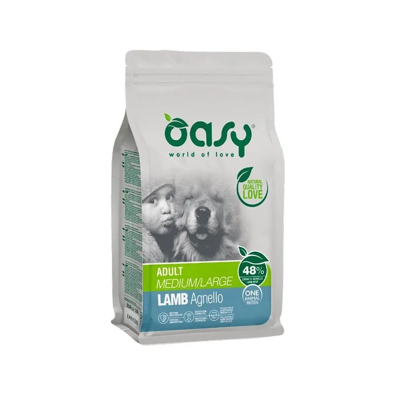 One Animal Protein adult medium large agnello 2,5 Kg - Oasy