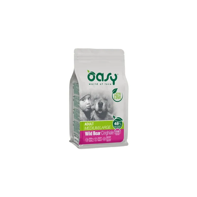 Oasy One Animal Protein ADULT MEDIUM LARGE CINGHIALE 2,5 Kg