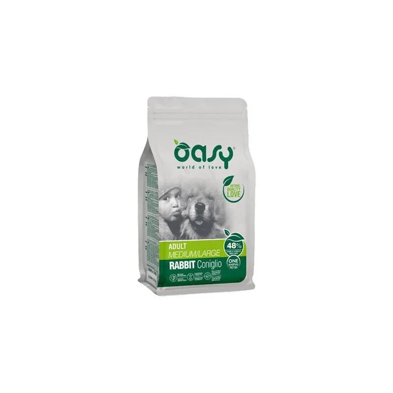 Oasy - One Animal Protein adult medium large coniglio 2,5 Kg