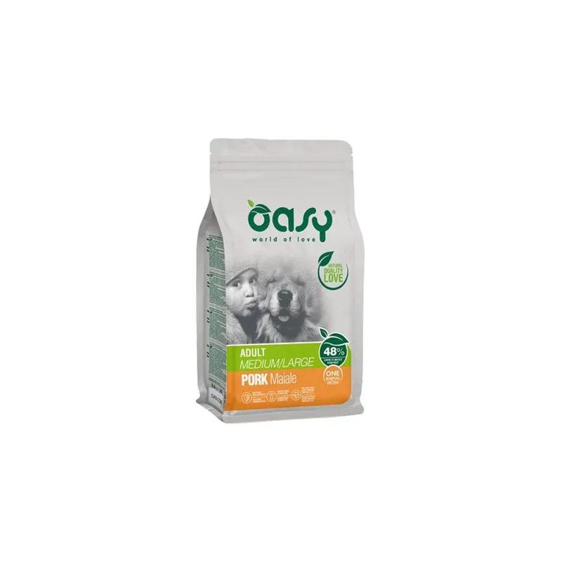 One Animal Protein adult medium large maiale 2,5 Kg - Oasy