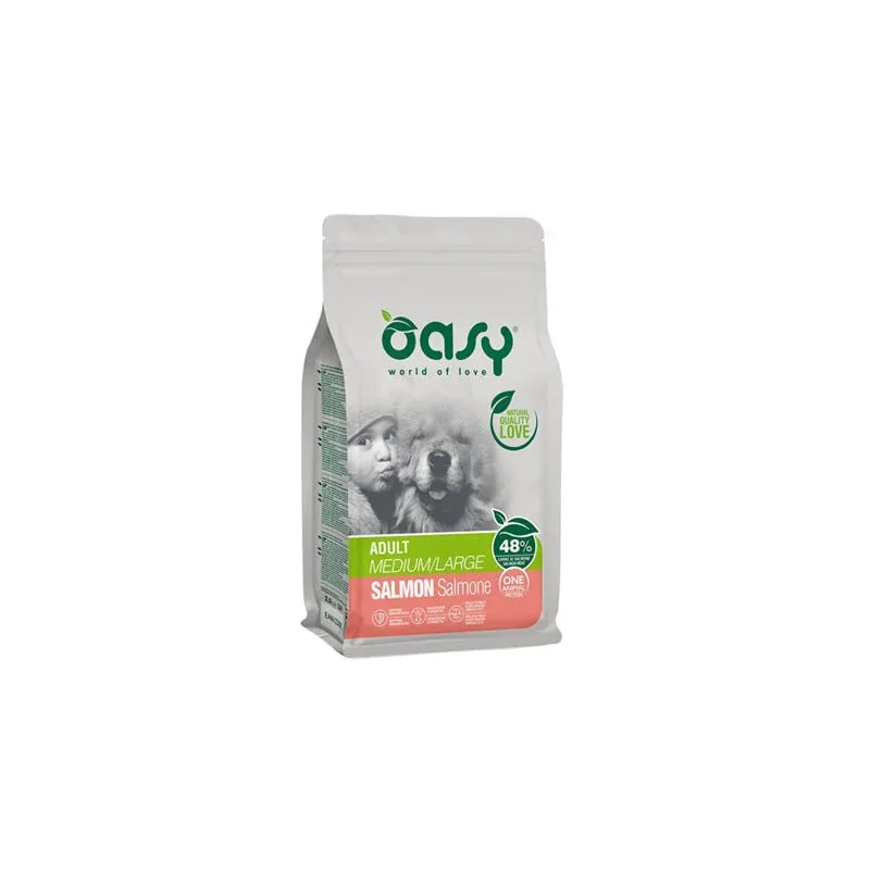 One Animal Protein adult medium large salmone 2,5 Kg - Oasy