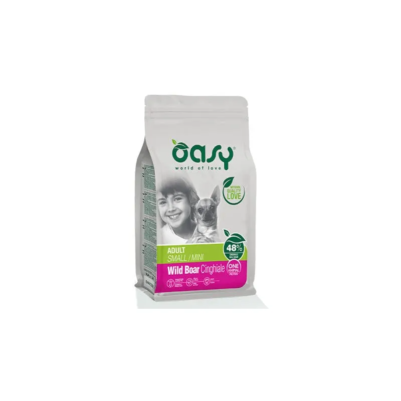 Oasy - One Animal Protein adult small mini cinghiale 800 gr