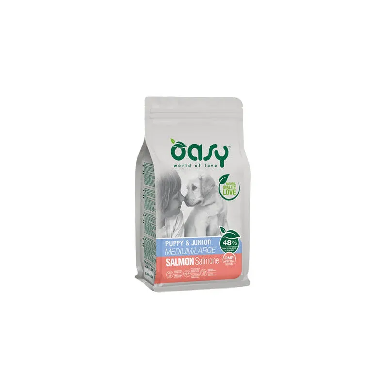 One Animal Protein puppy medium large salmone 2,5 Kg - Oasy