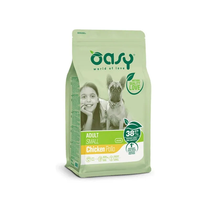 Per Cane Adult Small con Pollo da 1 Kg - Oasy