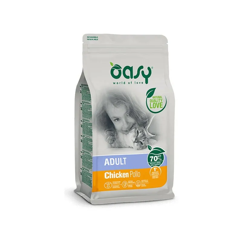 Oasy per Gatto Adult con Pollo da 300 gr