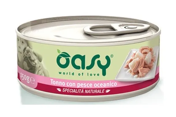 Oasy - per Cane da 150 gr Tonno con Pesce Oceanico