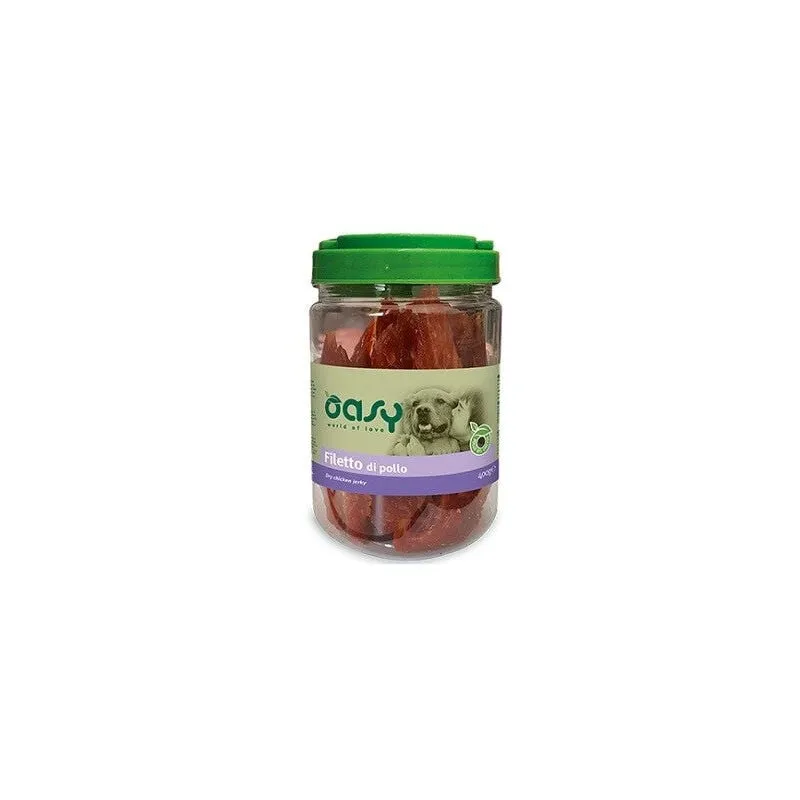 Oasy - Snack Per Cani filetto di pollo Confezione 400 gr