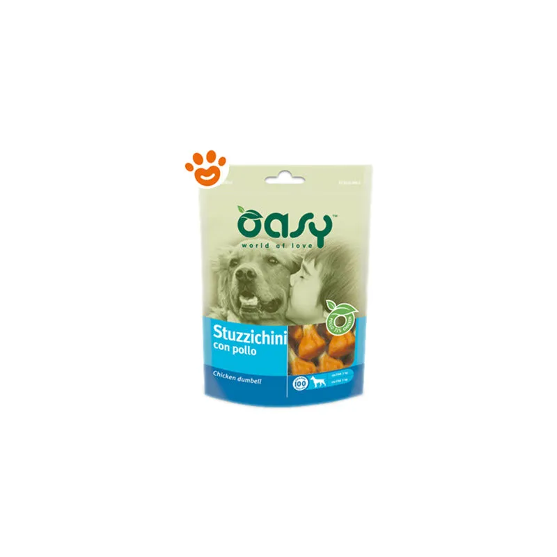 Dog Snack Stuzzichini con Pollo - Confezione da 100 Gr - Oasy
