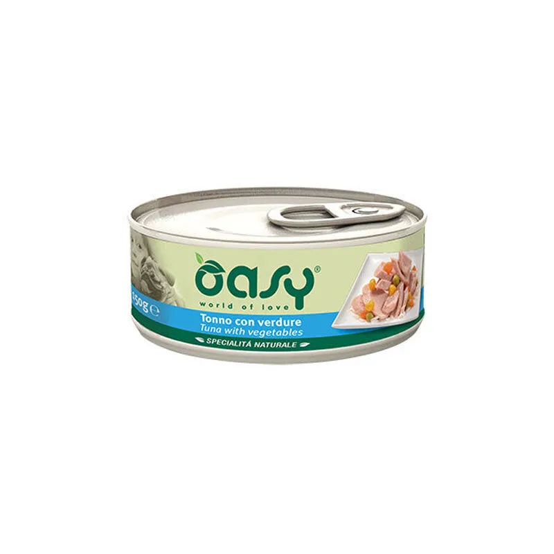 Oasy - Umido Cani tonno con verdure Lattina 150 gr