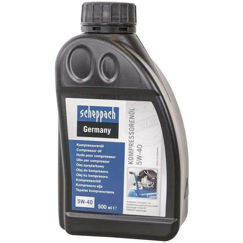 Olio motore 500ml alte prestazioni longlife per compresssori  sae 5w-40