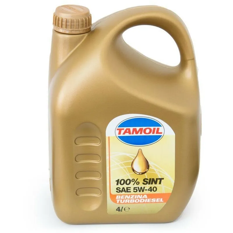 Olio per Auto tamoil sint 100% sintesi 5W40 b-d 4 litri 9558