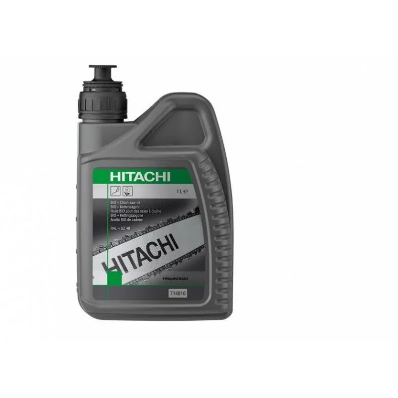 Hikoki - Olio per motoseghe hitachi Biodegradabile - 1 litro - 714816