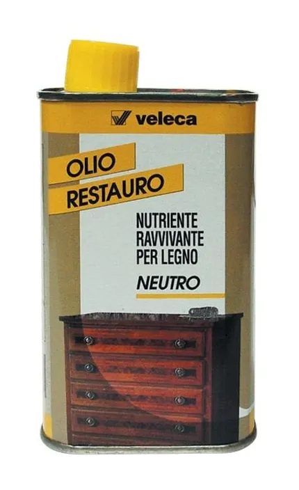 Olio Restauro per Legno, Mobili Veleca art. 337 colore Neutro 250 ml