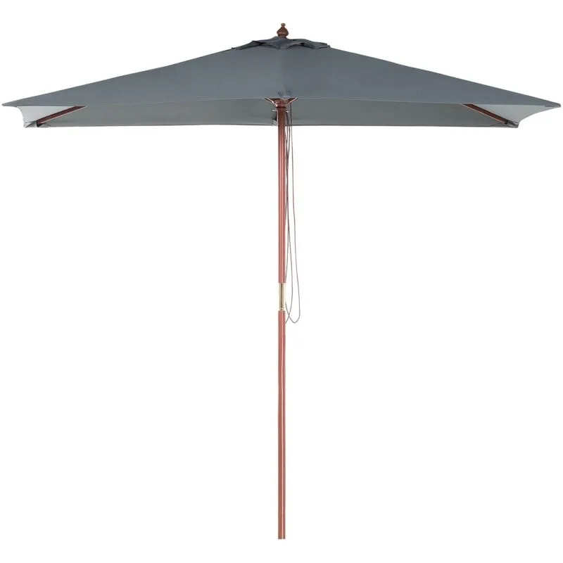 Ombrellone da giardino grigio antracite 144 x 195 cm Flamenco