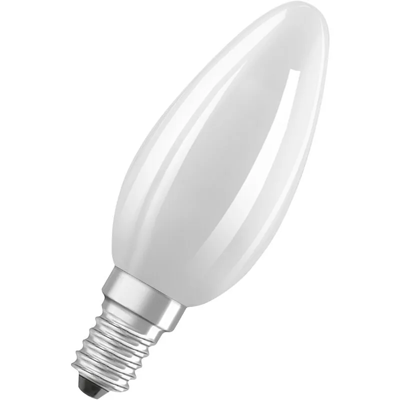  - Lampada a filamento a stella, E14-base vetro opaco ,Bianco caldo (2700K), 806 Lumen, sostituzione delle lampade 60W, non dimmerabile,