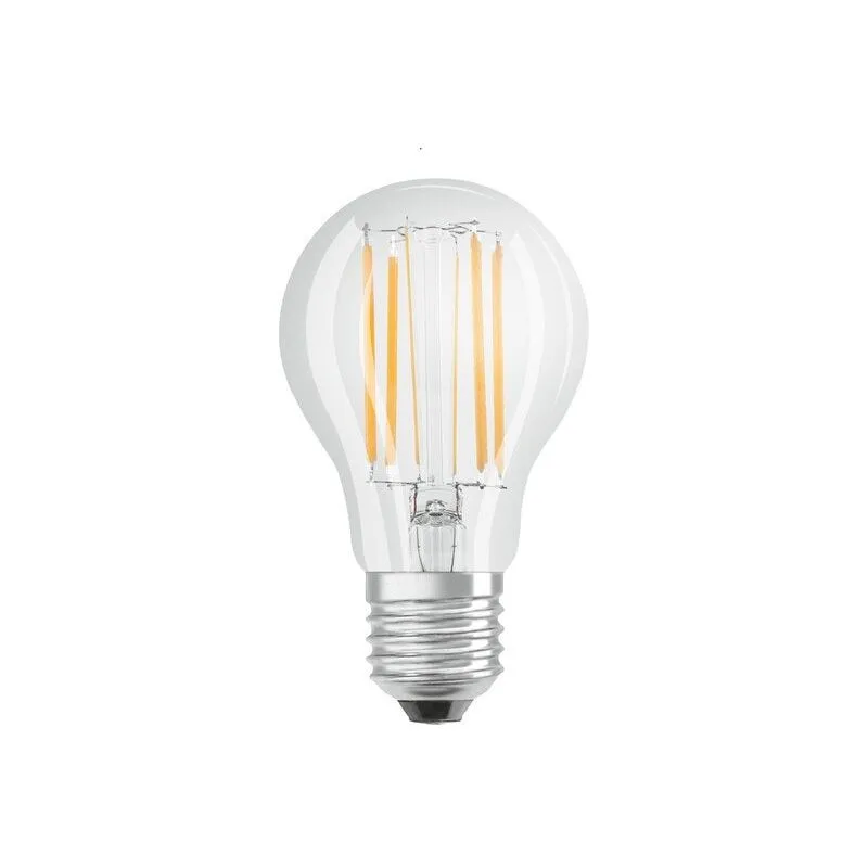  - Lampadina led standard trasparente variabile E27 806 Lm 60 w bianco neutro