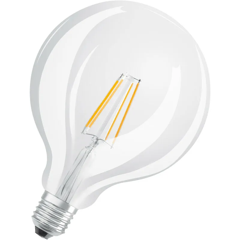 OSRAM Lampada LED dimmerabile Superstar con resa cromatica particolarmente elevata (CRI90), E27-base Ottica del filamento ,Bianco freddo (4000K),