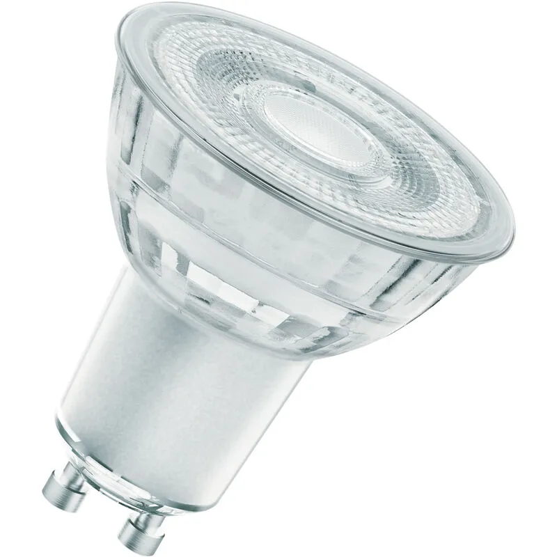  - Lampada led dimmerabile Superstar con resa cromatica particolarmente elevata (CRI90), GU10-base vetro trasparente ,Bianco caldo (2700K), 230