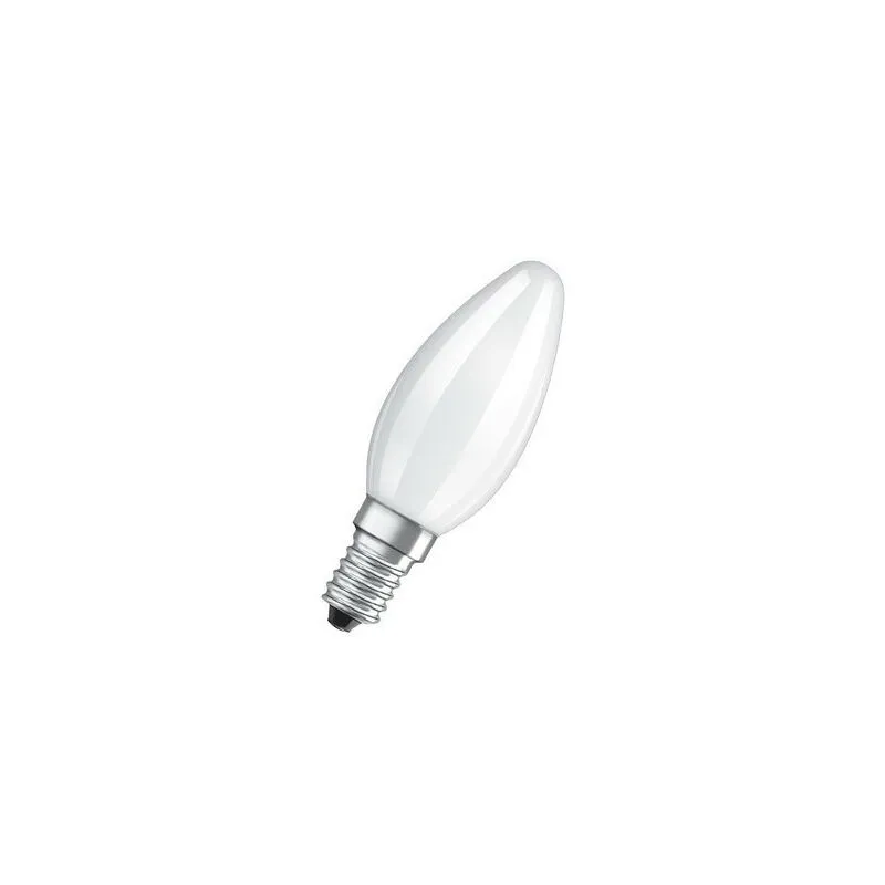  - Lampadina led E14 4W (40W) a fiamma - Bianco neutro 4000K