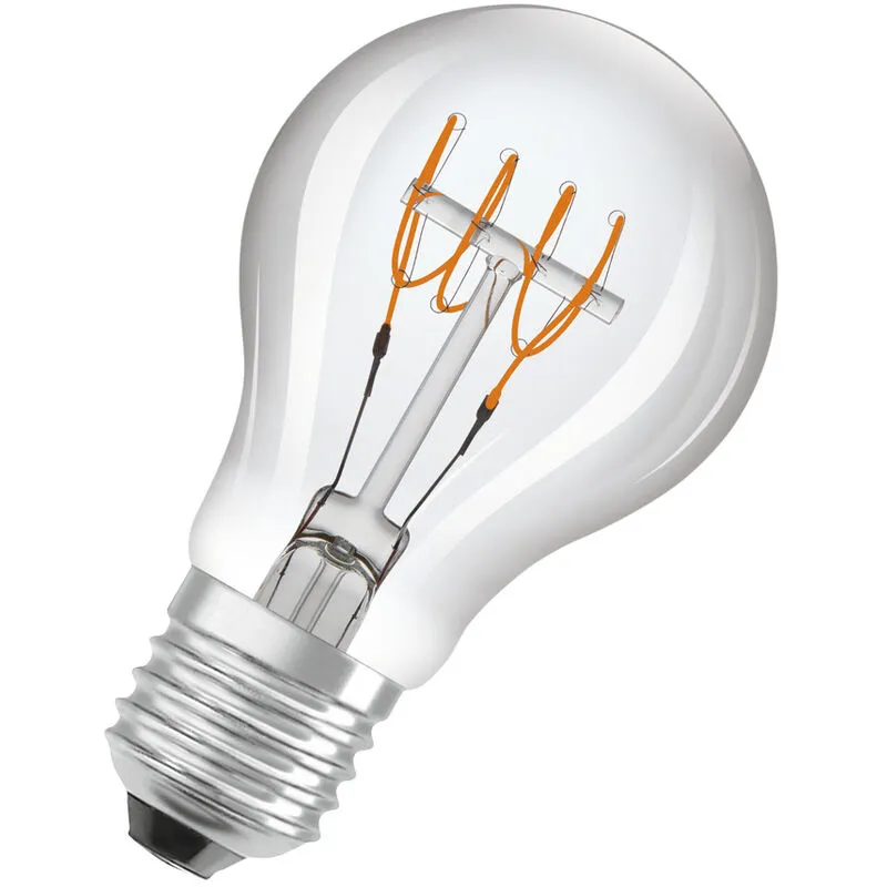 OSRAM LED Lamps, classic bulb, A shape, 5,9W, 48W-Ersatz, 600lm, Warmwhite 2700K, 2er-Pack