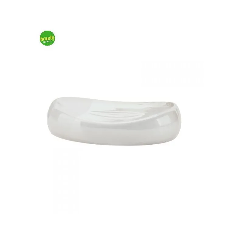 Gedy - Porta sapone da appoggio serie azalea 12x9cm bianco