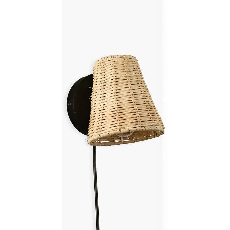 Lampada da parete in vimini Blind