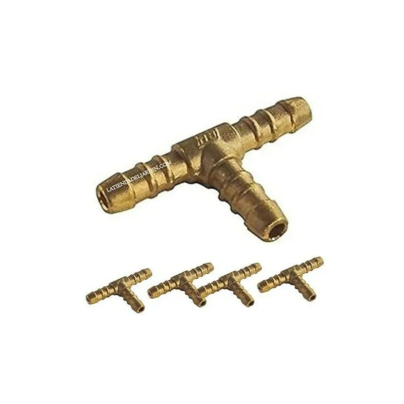 Suinga - 5 x Butano Propano Derivazione in Tubo Gas t 9 mm Butano, Ottone, Cucina, Gas Campeggio