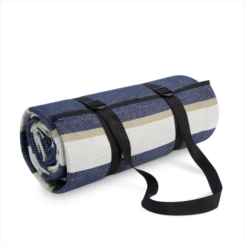 Coperta Picnic Campeggio xxl Spiaggia Coperta Picnic Impermeabile Con Maniglia 150x200cm, Blau-Gelb 1 (de) - Paco Home