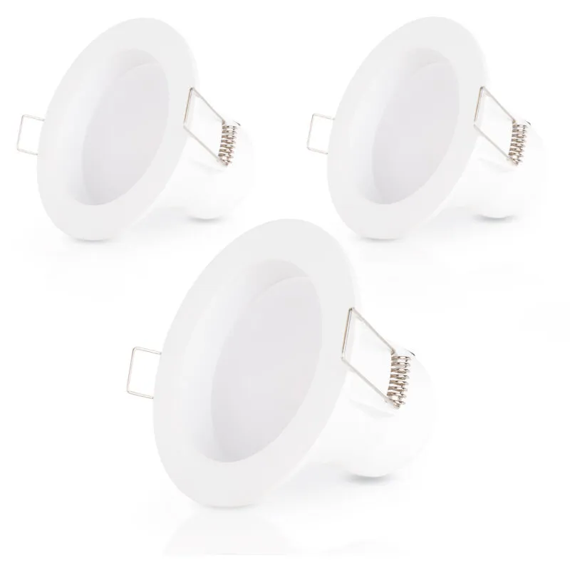 Faretto Da Incasso Spotlight Luce Guardaroba Lampada Sottopensile Cucina Bianco, 3x led - rigido/fisso - Paco Home