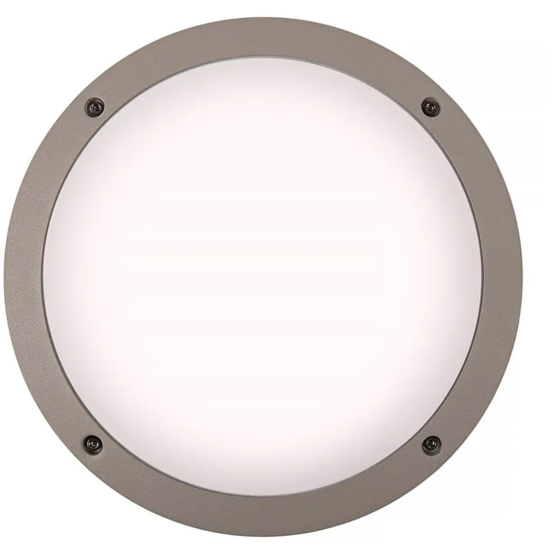 Lampada Da Parete Esterni Giardino Lampada a Parete IP54 3000K Argento Grigio, Tipo 1 - 2x E27 - Paco Home