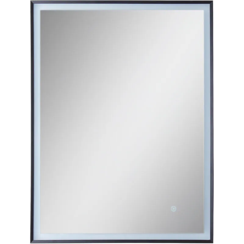 Paco Home Specchio Specchio Per Trucco Con Luce Bagno Illuminazione Indiretta Tipo 8, Rettangolare (60x80 cm)