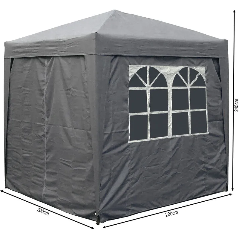 Padiglione pop-up 2x2m gris