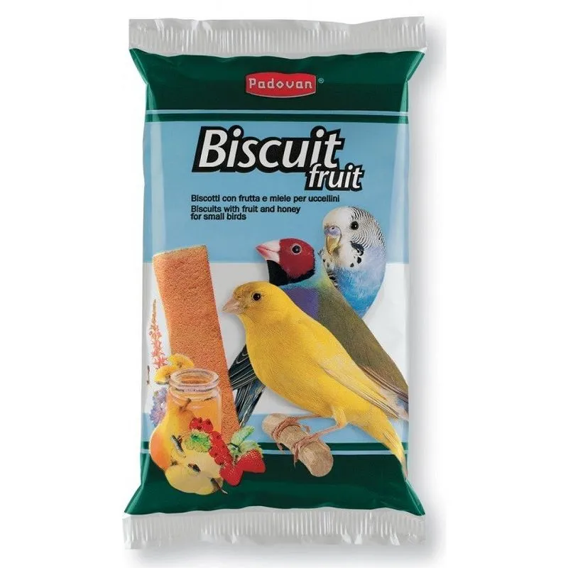 Padovan - Biscuit Fruit per Uccellini da 30 gr