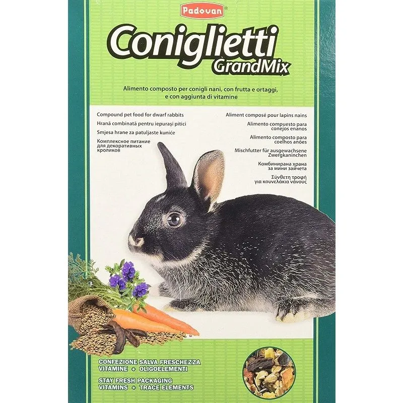 Grandmix per Coniglietti da 850 gr - Padovan