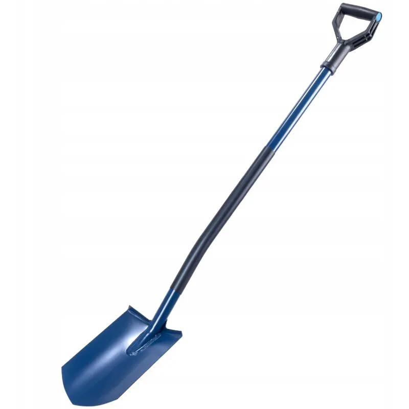 Kadax - Pala a vanga manico ergonomico da giardino in metallo affilato da 129 cm