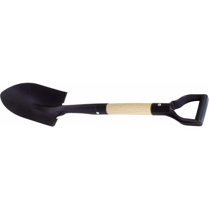 Stocker - Pala in acciaio con manico in legno 70 cm